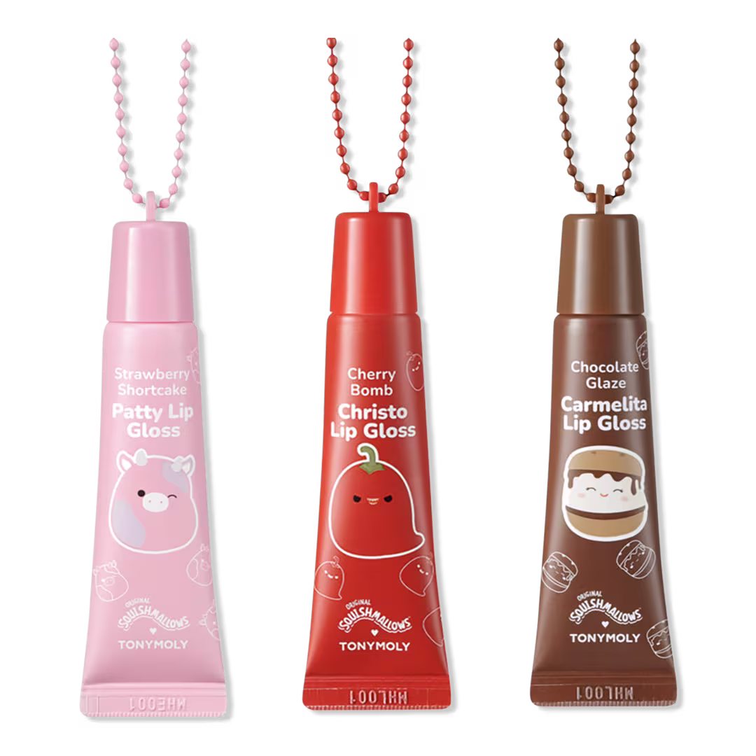Squishmallows Flavor-ite Friends Lip Gloss Trio